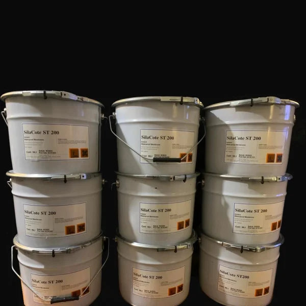 SilaCote ST 200 Instant Hydrophobic Waterproof Roof SilaCote Fire Rated, Flat Roof, Flat Roof Coating, Flat Roof