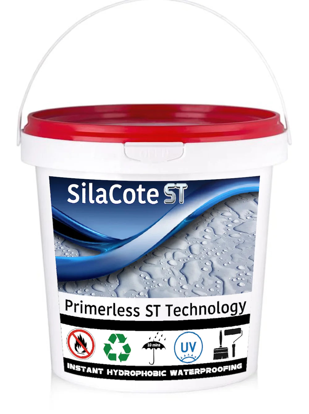 SilaCote ST 200 Instant Hydrophobic Waterproof Roof SilaCote Fire Rated, Flat Roof, Flat Roof Coating, Flat Roof