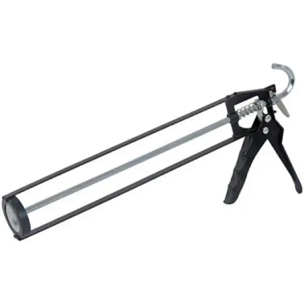 Black caulking gun from the Silverline Skeleton Caulking Gun product line