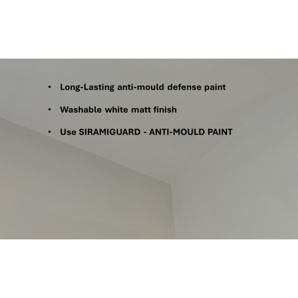 SIRAMIGUARD ANTI MOULD paint for effective anti-mould defense and protection