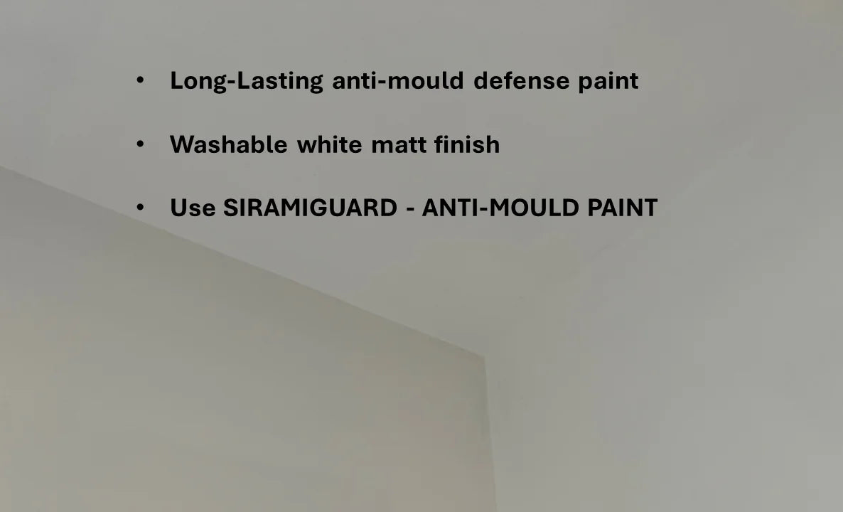 SIRAMIGUARD ANTI MOULD Clever Shield - Asset Protection Acrylic Coating, air tight wall coating, Anti Condensation