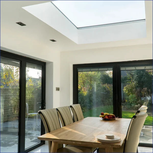 Skyseal | Flat Glass Fixed Rooflight White