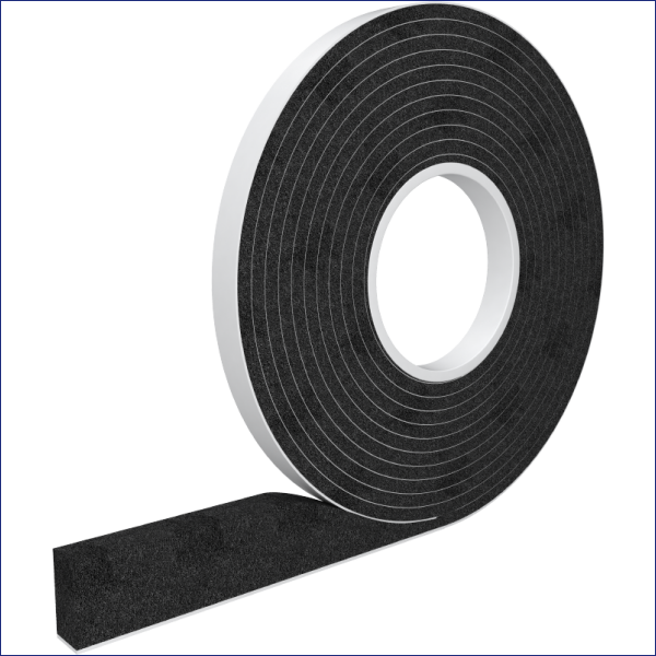 Self adhesive precompressed sealing tape  PRE-COMPRESSED open cell polyurethane foam sealant tape. Used for the sealing, insulating and weather proofing of façades joints. 