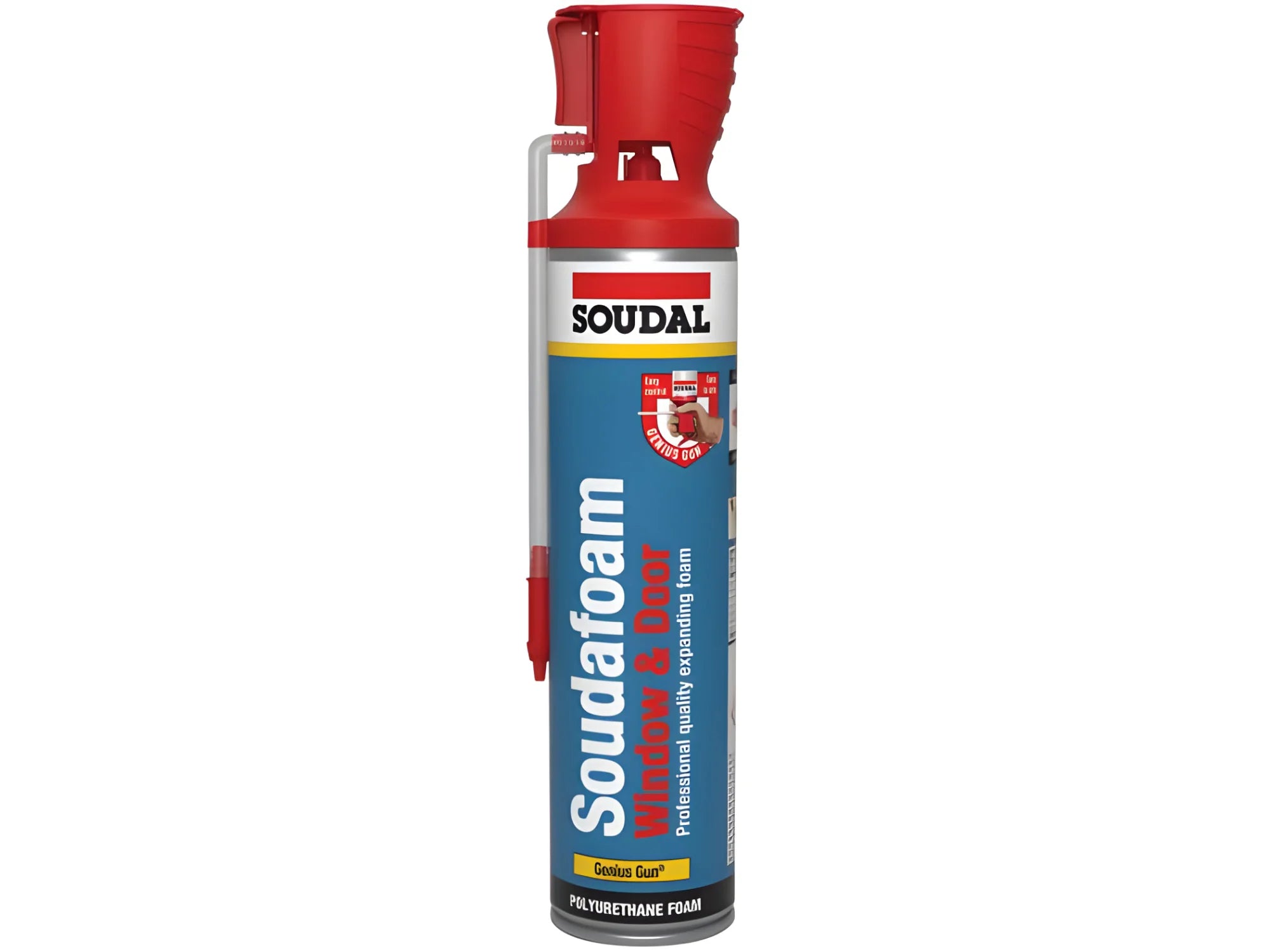 Soudal SOUDAFOAM GAP FILLER GENIUS GUN Expanding Foam, Soudal Adhesive, Expanding Foam, gap filler, gap filling, gap