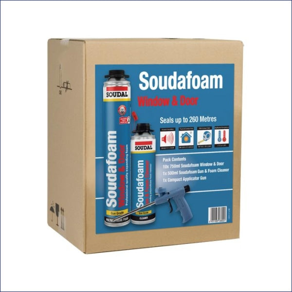 Soudafoam Window & Door Gun Grade Combi-Box Applicator Pack