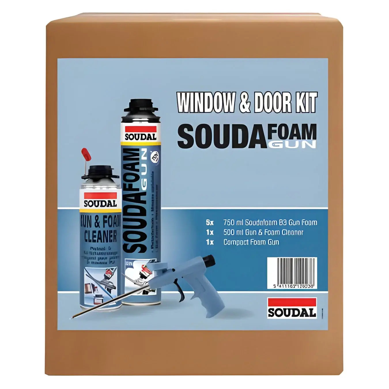 Soudal Soudafoam Window & Gun Grade Combi-Box Soudal gap filler, gap filling, gap sealant, gap-filller, Soudal