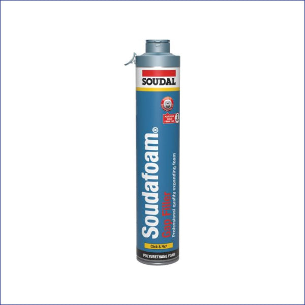 Soudal 130584 Soudafoam Gap Filler Foam 750ml x 12