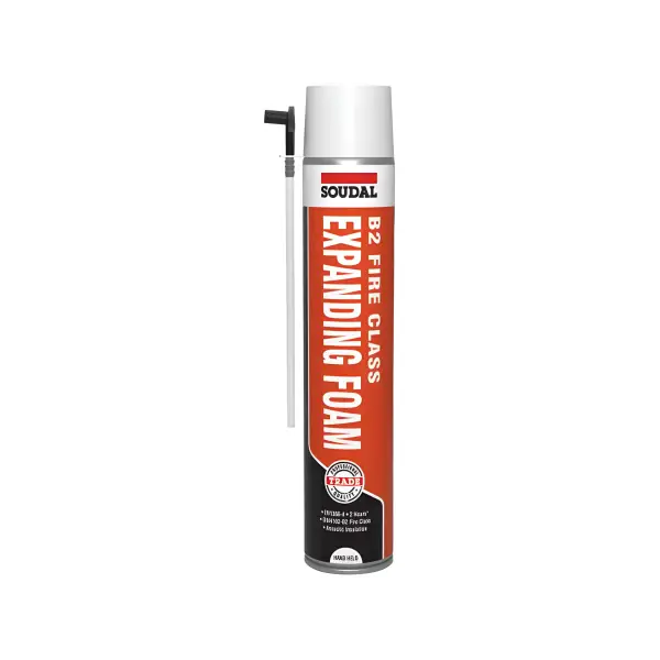 Soudal Soudal B2 Fire Rated Expanding Foam Soudal Adhesive, fire rated foam, fire-range, foam filler, gap filler