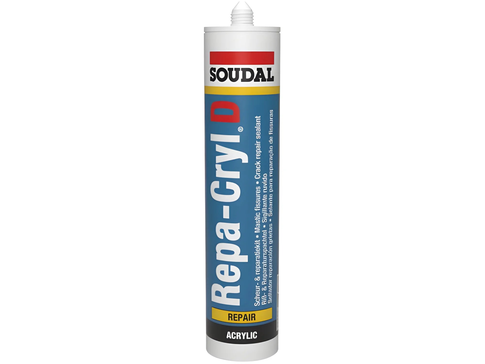 Soudal Repa-Cryl D gap filler joint sealant plaster Soudal gap filler, gap filling, gap sealant, gap-filller, joint