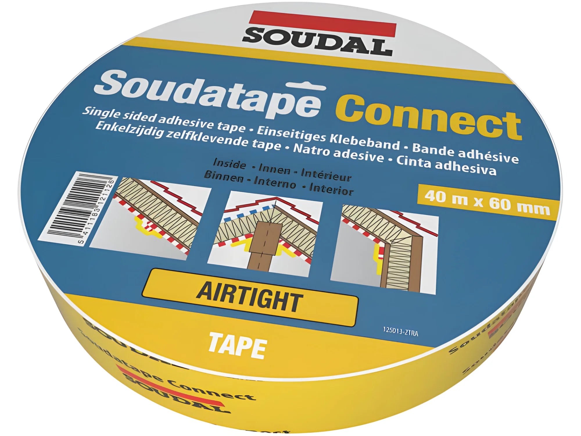 Soudal Soudatape Connect Soudal Tapes and EPDM Membranes Soudal gap filler, gap filling, gap sealant, gap-filller,
