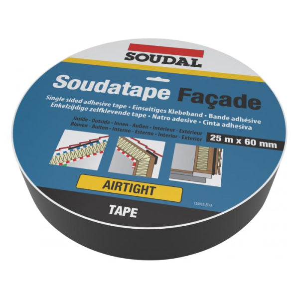 Soudatape Façade - 60mm / Black