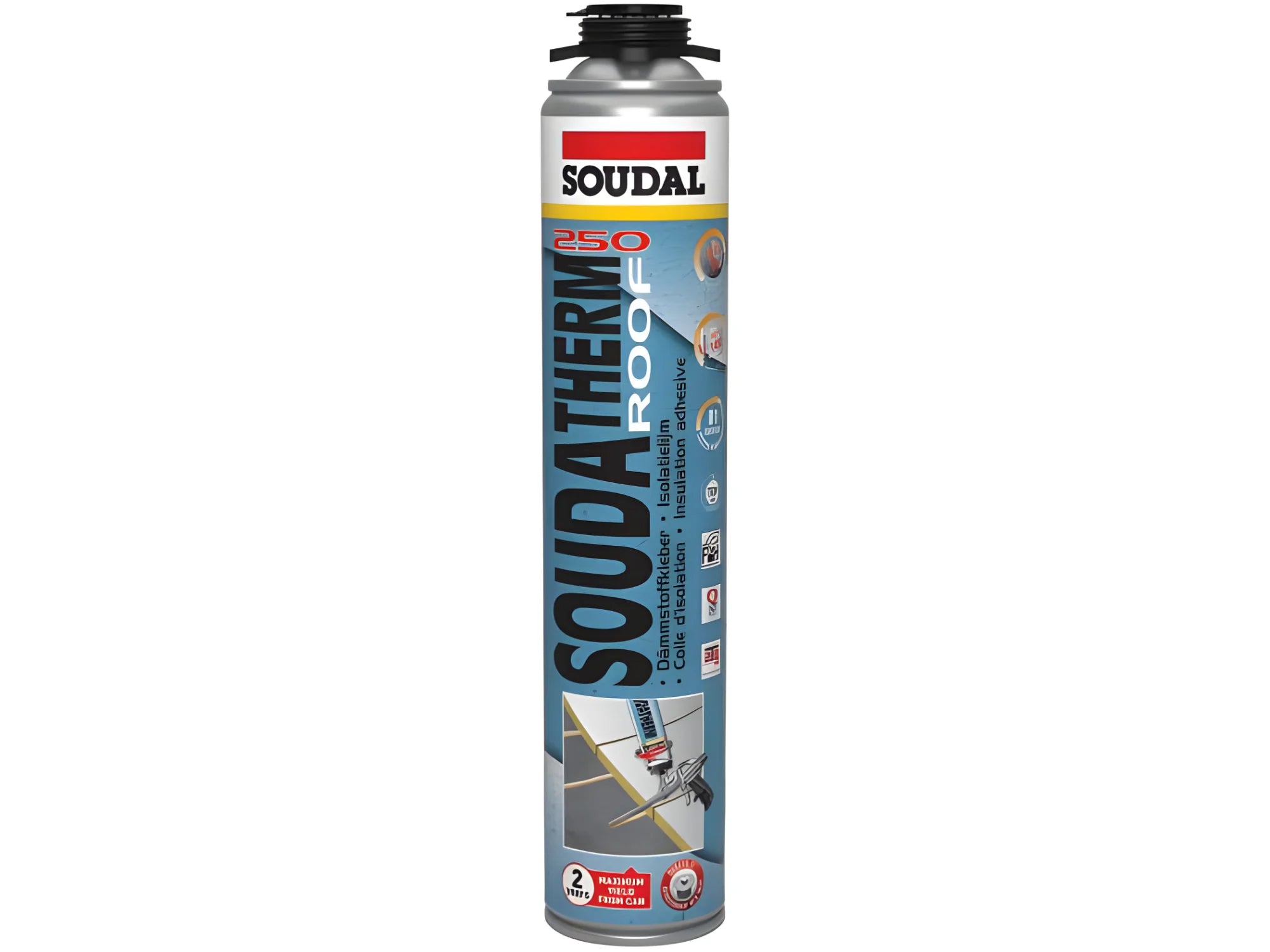 Soudal Soudatherm Roof 250* Combi-box Applicator Pack PU Soudal Adhesive, gap filler, gap filling, gap sealant.