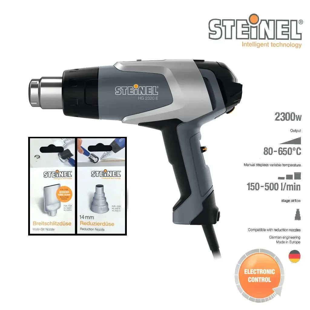 Steinel HG2320E Heat Gun 240V 2300W Clever Shield Heat Gun 240V, Steinel HG2320E, Tools