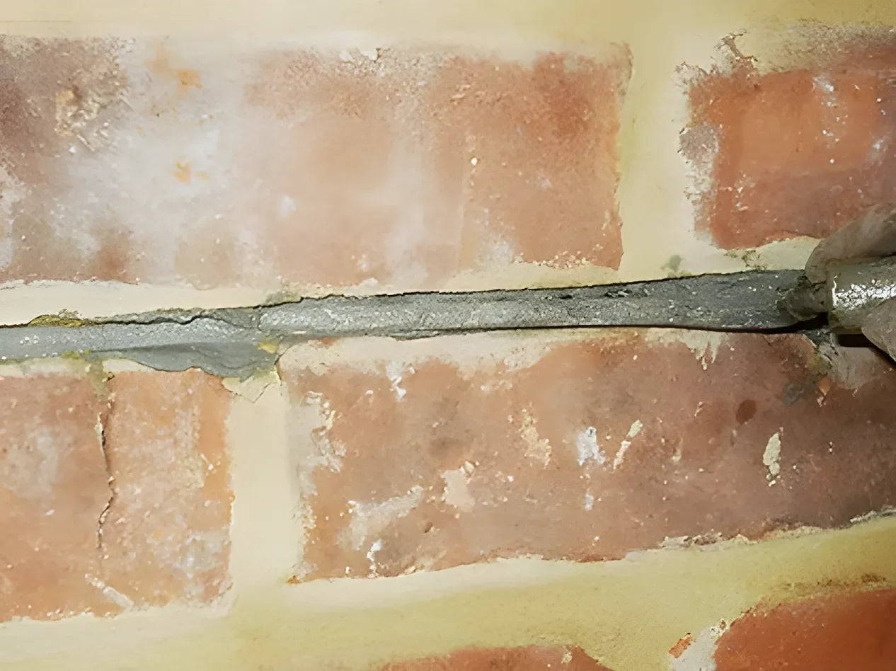 Super Spiro Crack Stitching Bars Masonry Repair Cementitious Grout, crack Sticking Grout, Crack Stitching, cracked