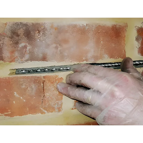 Super Spiro Crack Stitching Bars Masonry Repair Cementitious Grout, crack Sticking Grout, Crack Stitching, cracked