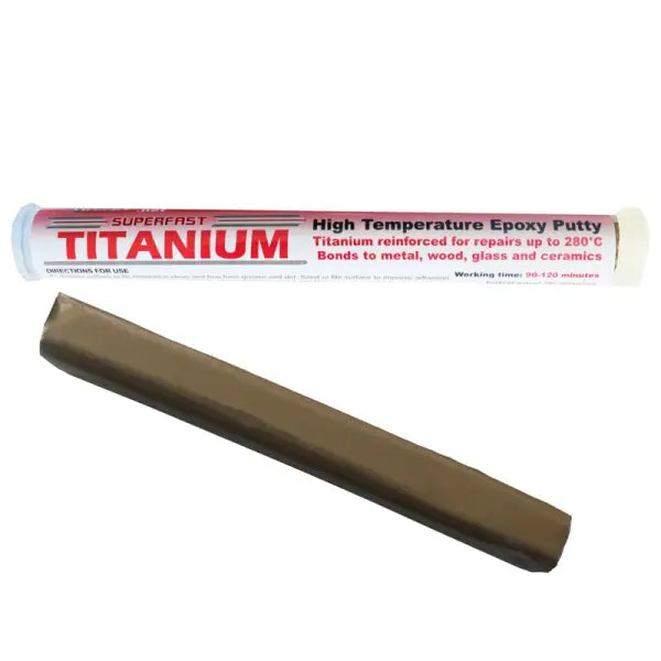 High temperature Titanium-reinforced Epoxy Putty Stick with Superfast packaging tube