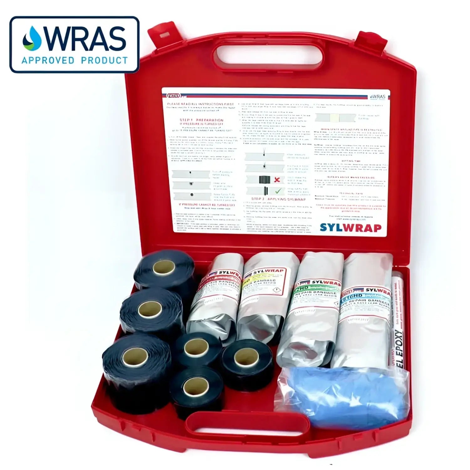 SylWrap Pipe Repair Contractor Case Sylmasta Contractor Case, Multiple Repairs, Pipe Repair, Sylmasta Metal Repair, WRAS