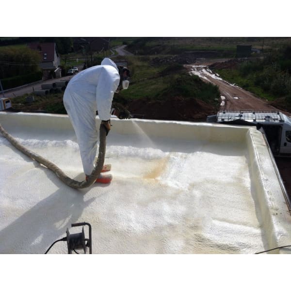 Insulation foam application of TECNOFOAM G-2040 FR Spray Insulation Foam