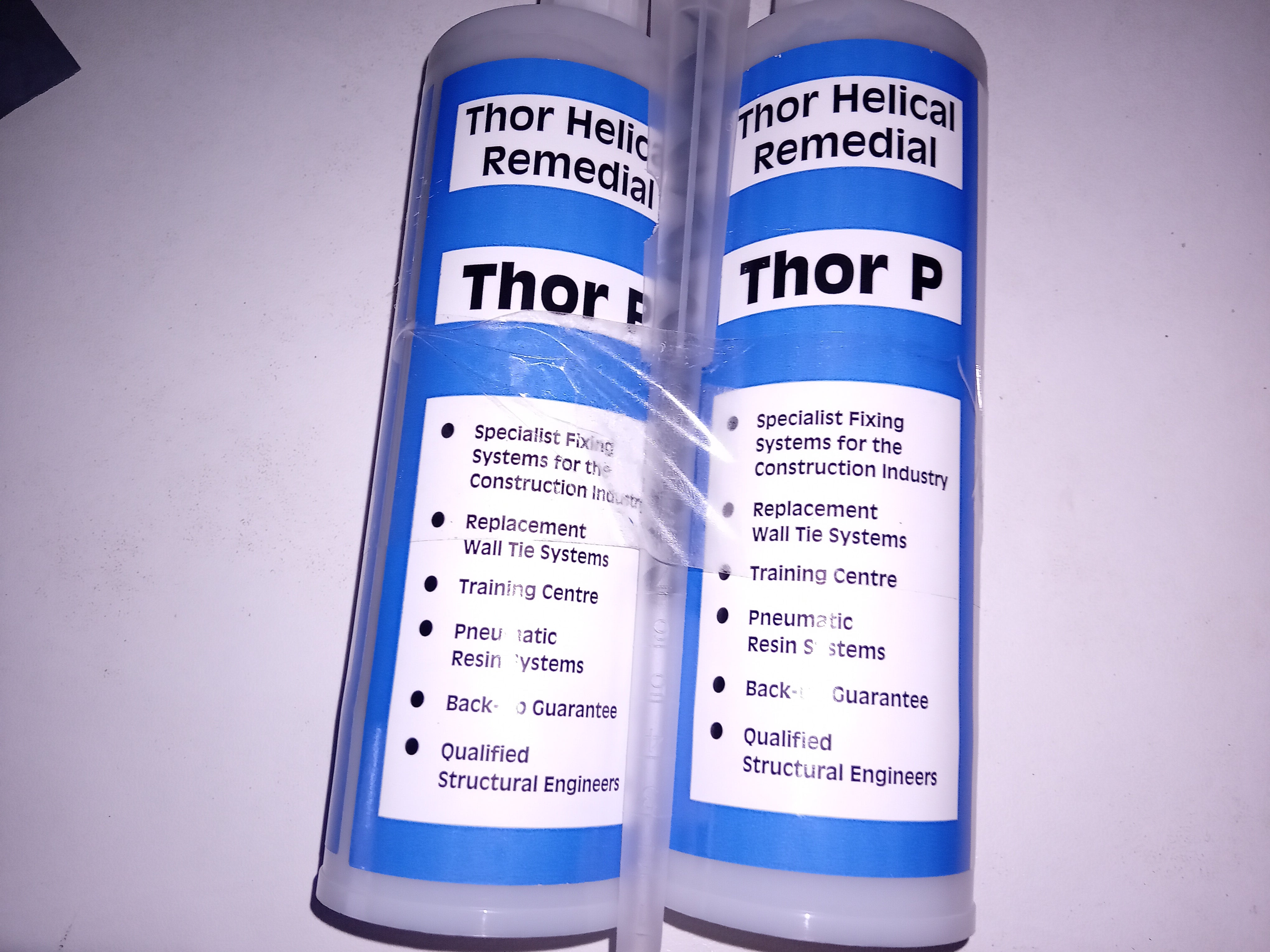 High-strength, waterproof Thor Helical Polyester Resin for permanent bolt anchoring in concrete, brick, and more. Rapid curing, durable, and vibration-proof.