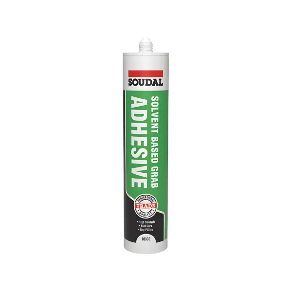 Soudal Trade Grab Adhesive Solvented construction_adhesives, Soudal construction_adhesives, gap filler, gap filling,