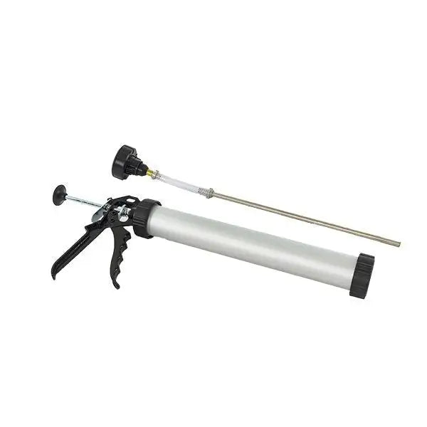 Silver caulking gun with plunger for Ultracure Damp Proofing Cream and Accessories