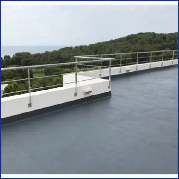 Rooftop safety railing in the Ultraflex Roofing Kit 2 for secure outdoor spaces