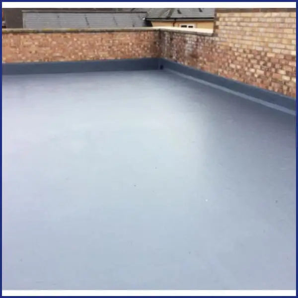 Flat gray roof showcasing Ultraflex Roofing Kit 2 for 40m2 coverage