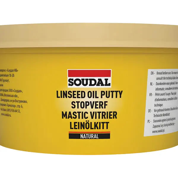 Soudal Universal Putty glass-glazing Soudal glass-glazing • Soudal gap filler, gap filling, gap sealant, gap-filller,
