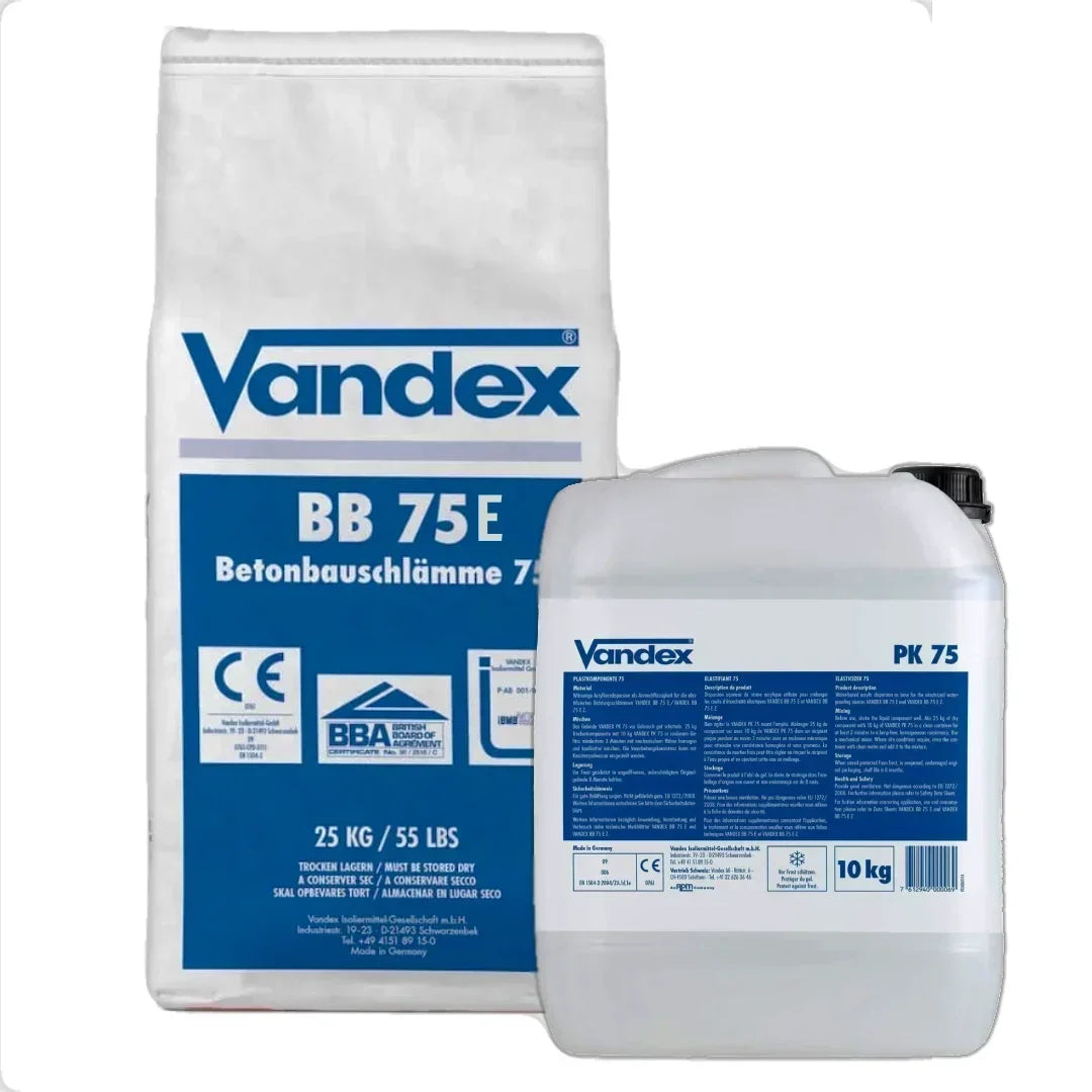 VANDEX BB 75 E waterproofing slurry