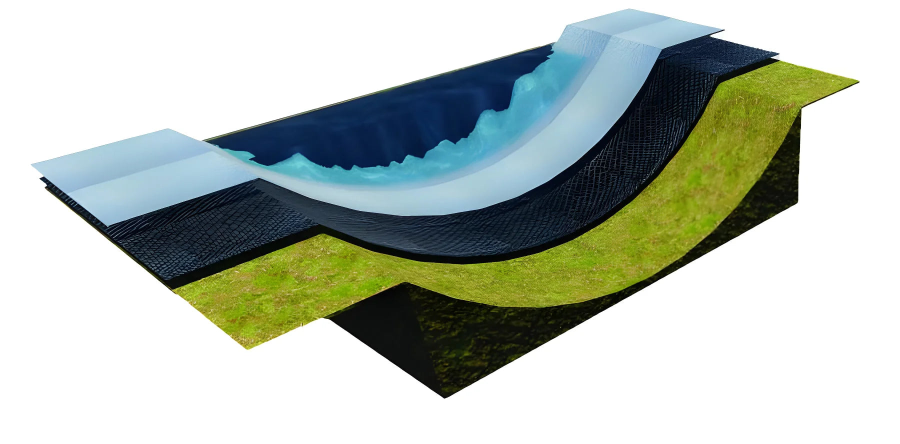 VIP LEISURELINE Waterpark Polyurea Coatings VIP Coating Solutions balcony waterproof coating, building material