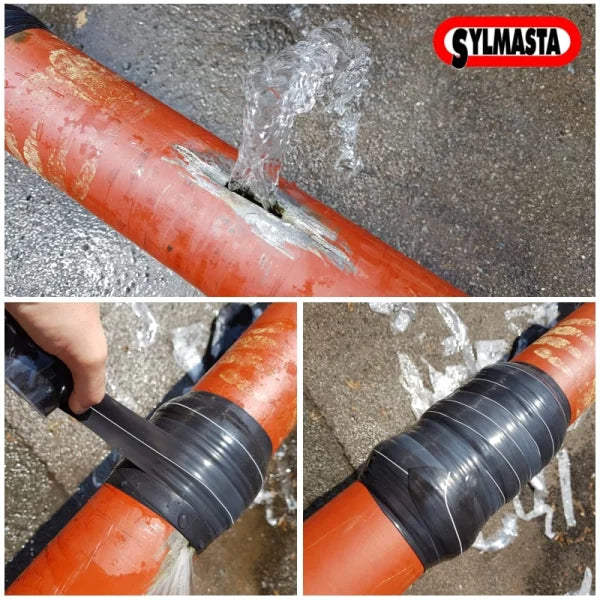 Wrap & Seal Pipe Burst Repair Tape Sylmasta Pipe Burst Tape, Sylmasta Metal Repair, Wrap & Seal, WRAS