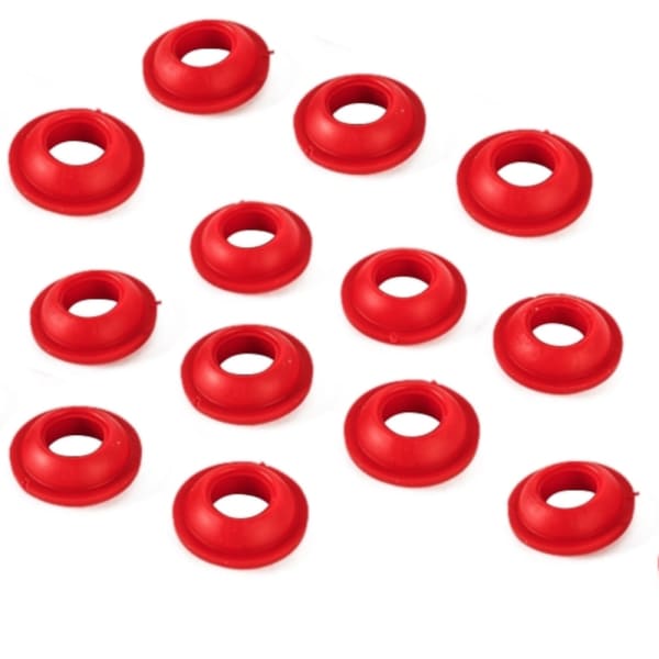 Red rubber grommets for Wykamol CM Brick Plugs essential for waterproof sealing