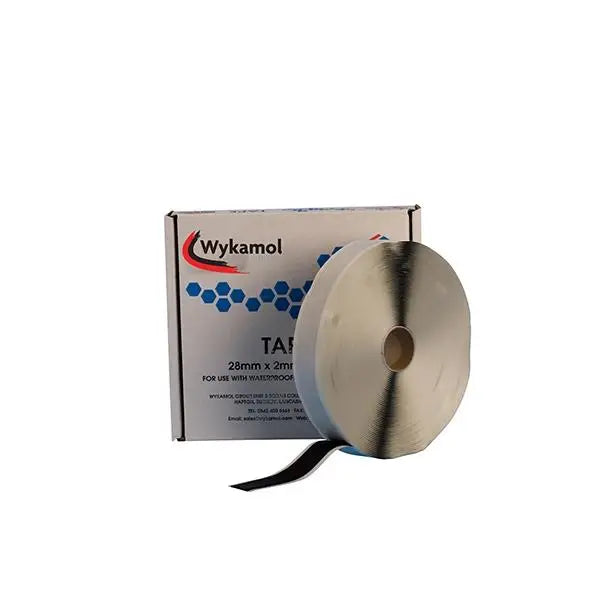 Roll of Wykamol Membrane Double Sided Tape with labeled product box