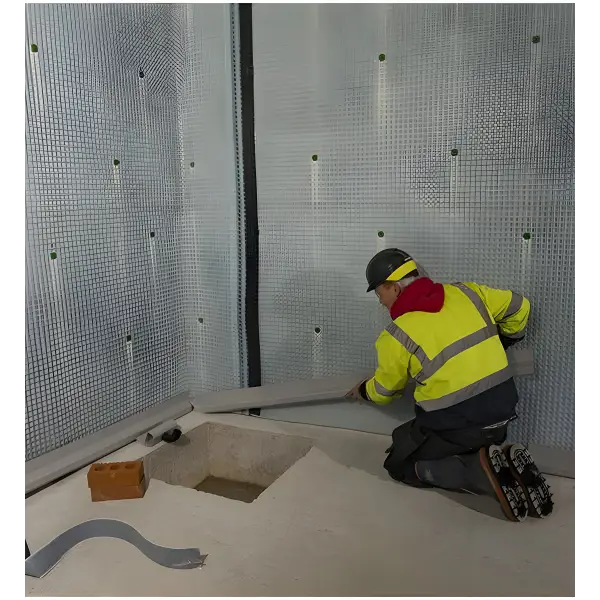 Wykamol Floor Drain Channel for Efficient Drainage Wykamol Cavity Drain Membrane, Cavity Drainage, Drainage, Drainage