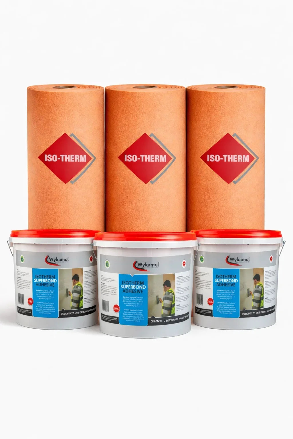 Wykamol Isotherm wall insulation 1m roll x 3 for condensation control, damp proofing and energy efficiency