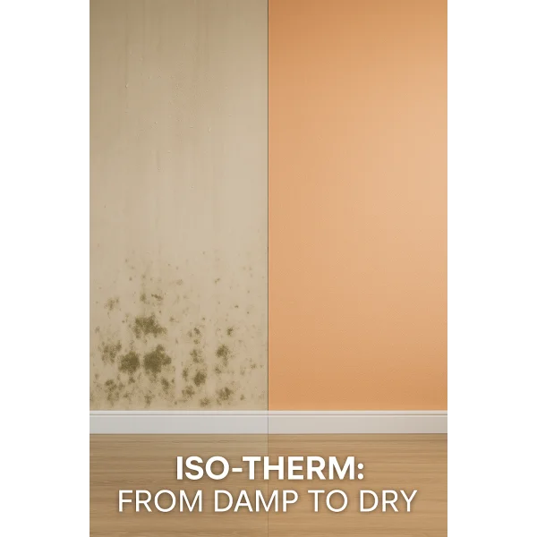 Wykamol Isotherm Wall Insulation 1m Roll, Condensation Control, Damp Proofing, Efflorescence Prevention, Energy