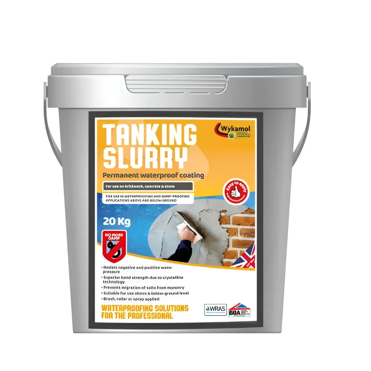 Wykamol Tanking Slurry for Damp Proofing Wykamol Basement, Basement Construction, building material suppliers,