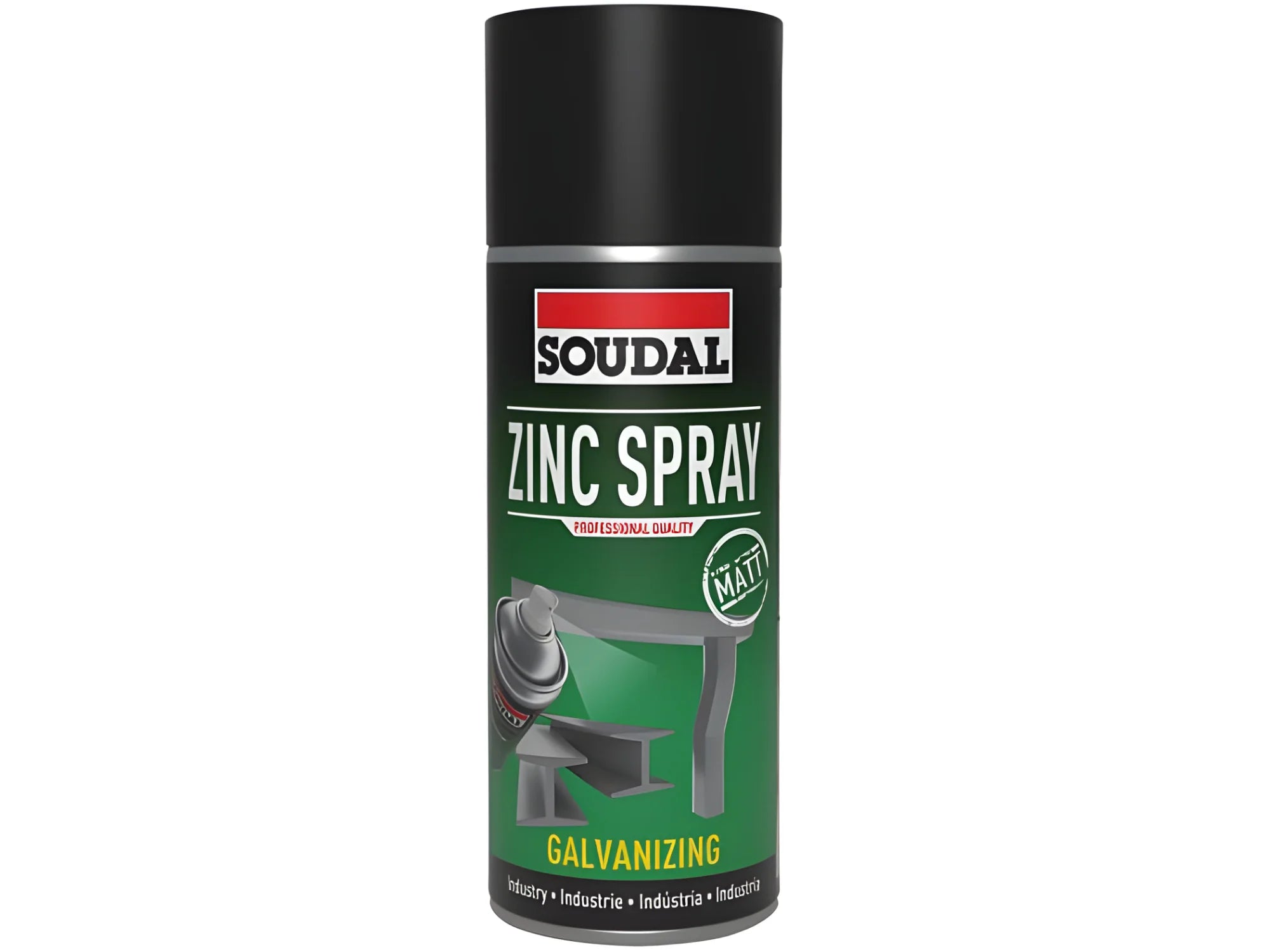 Soudal Zinc Spray gutter repair gutter sealant pvc gutter Soudal anti-corrosion, galvanizing, gutter repair, gutter