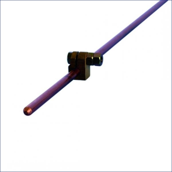 Lectros Earth Rod with Clamp - Earth Rod and Clamp in Copper